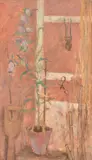 The Potting ShedOil on canvas Signed with monogram and dated '49 (upper left)76 x 45cm (29¾ x 17½ in.) by Jack E. Millar, oil, offered Oct 2021