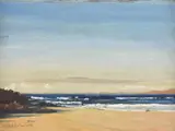 Sands at Achnahaird by George Fiddes Watt, oil, sold Oct 2021
