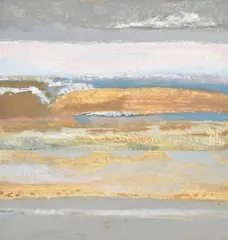 Mist Clearing (Langbar Moor)Oil on boardSigned and titled (verso) 29 x 28cm (11¼ x 11 in.) by Derek Hyatt, Oil on boardSigned and titled, sold Oct 2021