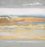 Mist Clearing (Langbar Moor)Oil on boardSigned and titled (verso) 29 x 28cm (11¼ x 11 in.) by Derek Hyatt, Oil on boardSigned and titled, sold Oct 2021