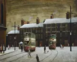 Untitled by Arthur Delaney, oil, sold Oct 2021