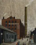 The Walkers Factory by Arthur Delaney, 1963, oil, sold Oct 2021