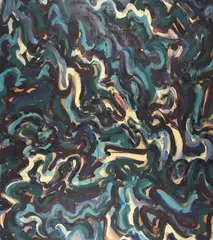 Leaving the earth behindOil on canvas Titled and dated 14'9'67 (to stretcher verso)183 x 167.5cm (72 x 65¾ in.)Provenance:The family of the artist by Berenice Sydney, oil, offered Oct 2021