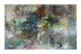 The Valley of the WaterfallsOil on canvasTitled (to gallery label verso)174.5 x 274cm (68½ x 107¾ in.)Provenance:Art for Offices, The Galleries, London by Jane Deakin, oil, sold Oct 2021