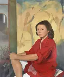 Untitled by Claire Naylor, 1980, Oil on canvasSigned and dated '80, sold Oct 2021