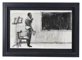 The ThinkerWax crayon by Tracy Sugarman, watercolour, offered Oct 2021
