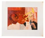 Jazz Tonite by Tracy Sugarman, oil, offered Oct 2021