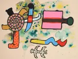 Ping LaWatercolour by Alan Davie, ink and gouache, offered Oct 2021