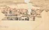 Wall under Heywood by Keith Frederick Grant, watercolor, offered Oct 2021