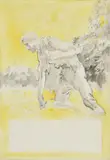 A Message to Garcia by Everett Shinn, watercolor, offered Oct 2021