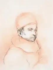Untitled by Rafael Coronel, watercolor, sold Oct 2021