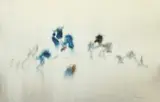 Untitled by William J.B. Newcombe, Watercolour and pastel, sold Oct 2021