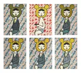 Day Without The ChangeAcrylic and Japanese Paper laid to boardEach signed, dated 2007 and numbered no.1 by Ikumi Nagasawa, 2007, drawing, sold Oct 2021