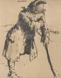 John Silver; Miss Havisham (from Characters of Romance)Lithographs printed in colours, 1900, Published by W by William Nicholson, print (other), sold Oct 2021