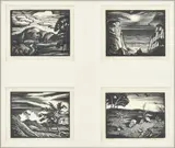 The Story of my HeartTwelve wood engravings, 1923,Each signed in pencil and inscribed 'Set I' and 'Edition 10 sets by Ethelbert White, pencil and inscribed, sold Oct 2021