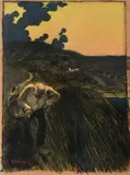 The Close of the Day by TAttributed to Theophile Steinlen, print (other), sold Oct 2021