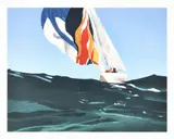 Spinnaker Losing Breeze by Donald Hamilton Fraser, pencil, sold Oct 2021