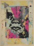 Enhanced Disintegration (Pink)Screenprint, 2019Signed and dated in pencil 45.7 x 61cm (17 x 24 in.)Unframed by Shepard Fairey, Screenprint, offered Oct 2021