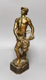 Untitled by Eugène Marioton, bronze, sold Oct 2022