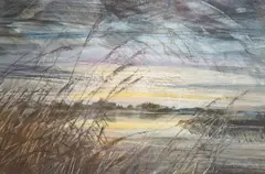Untitled by Cavendish Morton, 1969, watercolour, sold Oct 2022