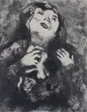 Jeune Veuve by Marc Chagall, lithograph, sold Oct 2022