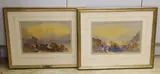Lakeland scenes by James Burrell Smith, 1833, watercolor, sold Oct 2022
