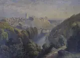 Richmond Castle, Yorkshire by Edward Duncan, watercolour, sold Oct 2022