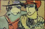 The Call of Calalonga by Carol Robertson, screenprint, sold Oct 2022