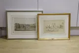 The Viaduct, Fareham' and 'Blois by Sydney Maiden, 1958, watercolor, offered Aug 2022