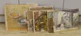 A group of assorted unframed oils and watercolours including by Archibald Sanderson, watercolor, sold Aug 2022