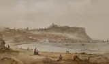 Scarborough from the South by George Richard Vawser, watercolour, sold Aug 2022