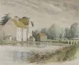 Hambledon Mill by Sydney Maiden, 1946, watercolour, offered Aug 2022