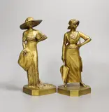 La Parisienne 1911 and 1912 by Henri Varenne, bronze, sold Aug 2022