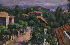 La Napoule, Alpes, Maritimes by Arthur Ewan Forbes-Dalrymple, oil on canvas, sold Aug 2022