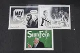 All relating to Irish by Peter Brookes, ink and watercolour, offered Aug 2022