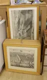 Six engravings by Jan Kip, engraving and two, sold Aug 2022