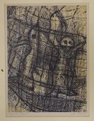 Colour lithograph by Max Ernst, lithograph, sold Aug 2022
