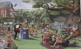 Glyndebourne by Peter Brookes, print, offered Aug 2022