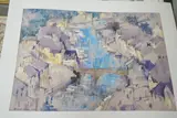 A folio of assorted watercolours by Michael Cadman, watercolor, sold Aug 2022