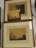 Harbour scenes by William Payne, watercolor, sold Jul 2022