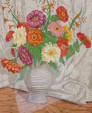 Still life by Martin Erich Philipp, Woodcut, Still life, signed, offered Jul 2022