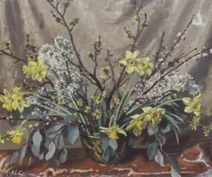 Untitled by Alfred Egerton Cooper, oil on canvas, sold Jul 2022