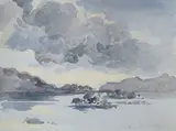 Nukke Talas, Mount Aboo by William Carpenter, watercolour, sold Jul 2022