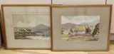 Views in Donegal by Frank Murphy, watercolor, offered Jul 2022