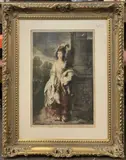 After Gainsborough by Ernest Stamp, pencil, offered Dec 2022