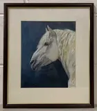 Side profile study of a horse by Janice Gordon Iea, print (other), offered Dec 2022
