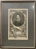 Portrait of Sir Francis Drake by Jacobus Houbraken, engraving, offered Dec 2022