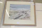 Rosedale Mines, York' watercolour and ink by Vernon Shaw, watercolour and ink, sold Dec 2022
