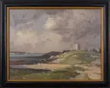 Norfolk Landscape by John Richard Townsend, oil on canvas, sold Nov 2022