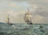 Untitled by Jack Cox, oil on canvas, sold Nov 2022